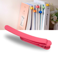 Marcadores de página inteligentes de silicone da Frcolor, com design flexível e funcional para marcar páginas de livros.