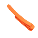 Marcador de página inteligente de silicone laranja da Frcolor, com design flexível e funcionalidade inovadora para livros.