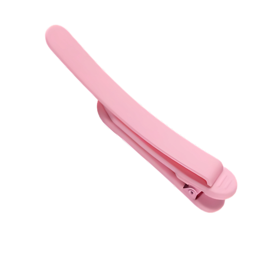 Marcador de página inteligente em silicone rosa da Frcolor, com design flexível e funcional para marcar páginas de livros.