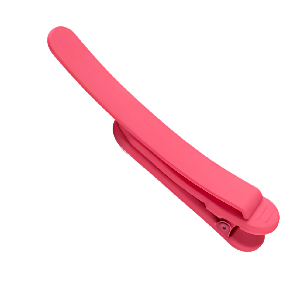 Marcador de página inteligente de silicone vermelho com design inovador, marca Frcolor, para marcar páginas de livros com facilidade.