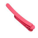 Marcador de página inteligente de silicone vermelho com design inovador, marca Frcolor, para marcar páginas de livros com facilidade.