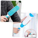 Escova anti-pelos para animais de estimação Smileol, ferramenta de tosa com cerdas para remover pelos soltos.