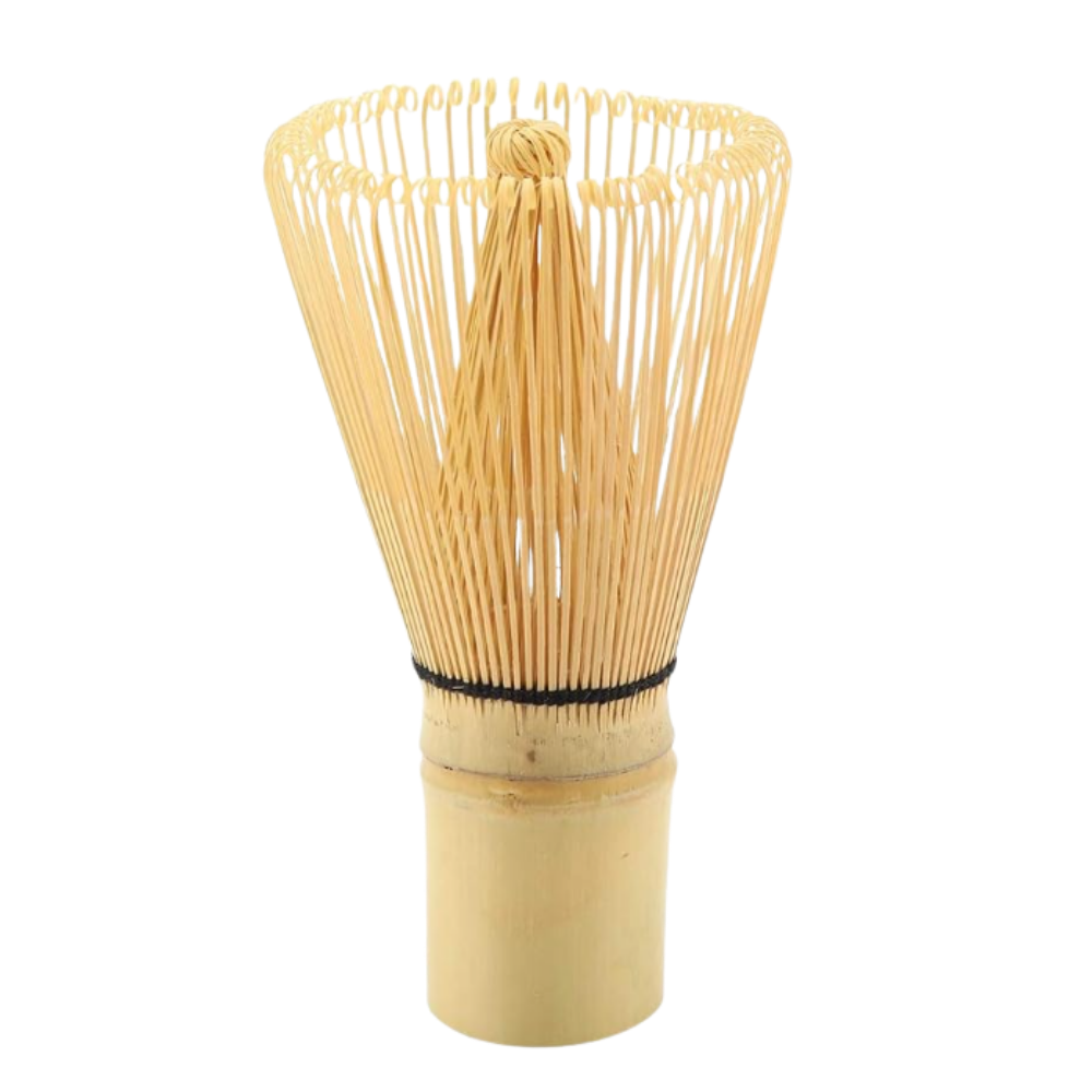 Batedor de matcha da Doctor-king, utensílio de cozinha para misturar de forma suave e homogênea, com cabo de bambu claro
