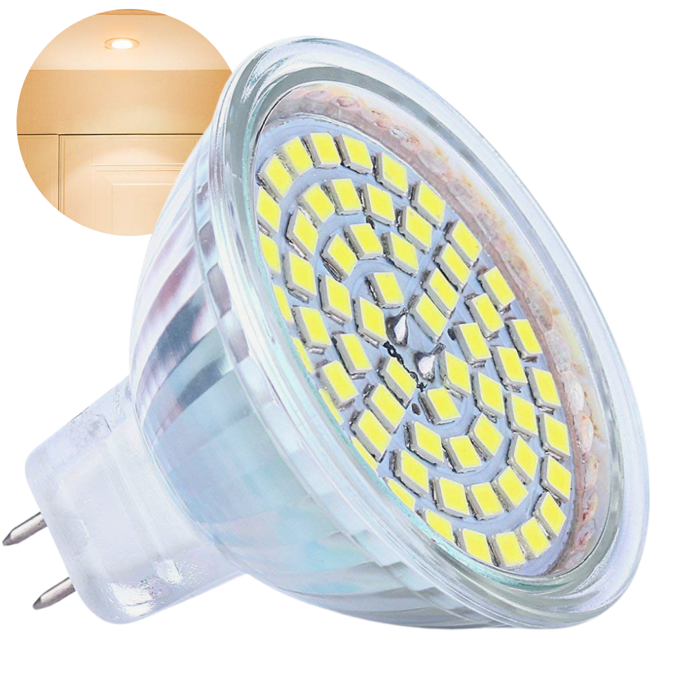 Conjunto de 3 lâmpadas LED Sodial de luz branca quente, econômicas e eficientes para iluminação residencial.