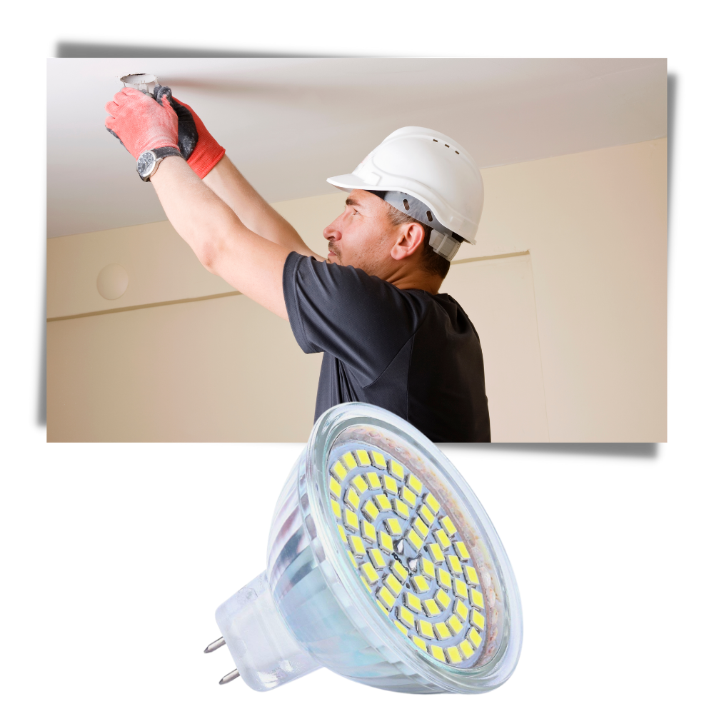 Conjunto de 3 lâmpadas LED Sodial de luz quente, econômicas, com design compacto e vidro transparente.