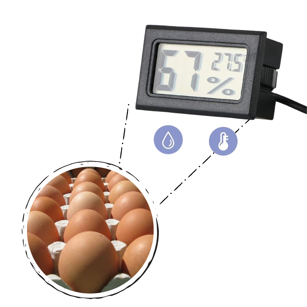 Mini termômetro hygrometro digital Sodial com visor LCD para medição de temperatura e umidade, ferramenta de medição portátil.