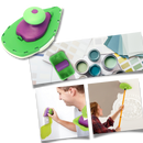 Conjunto de ferramentas de pintura Sodial, incluindo rolos e esponja para aplicar tinta de forma eficiente.