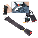 Rallonge universal para cinto de segurança Sodial, acessório de segurança veicular em plástico preto.