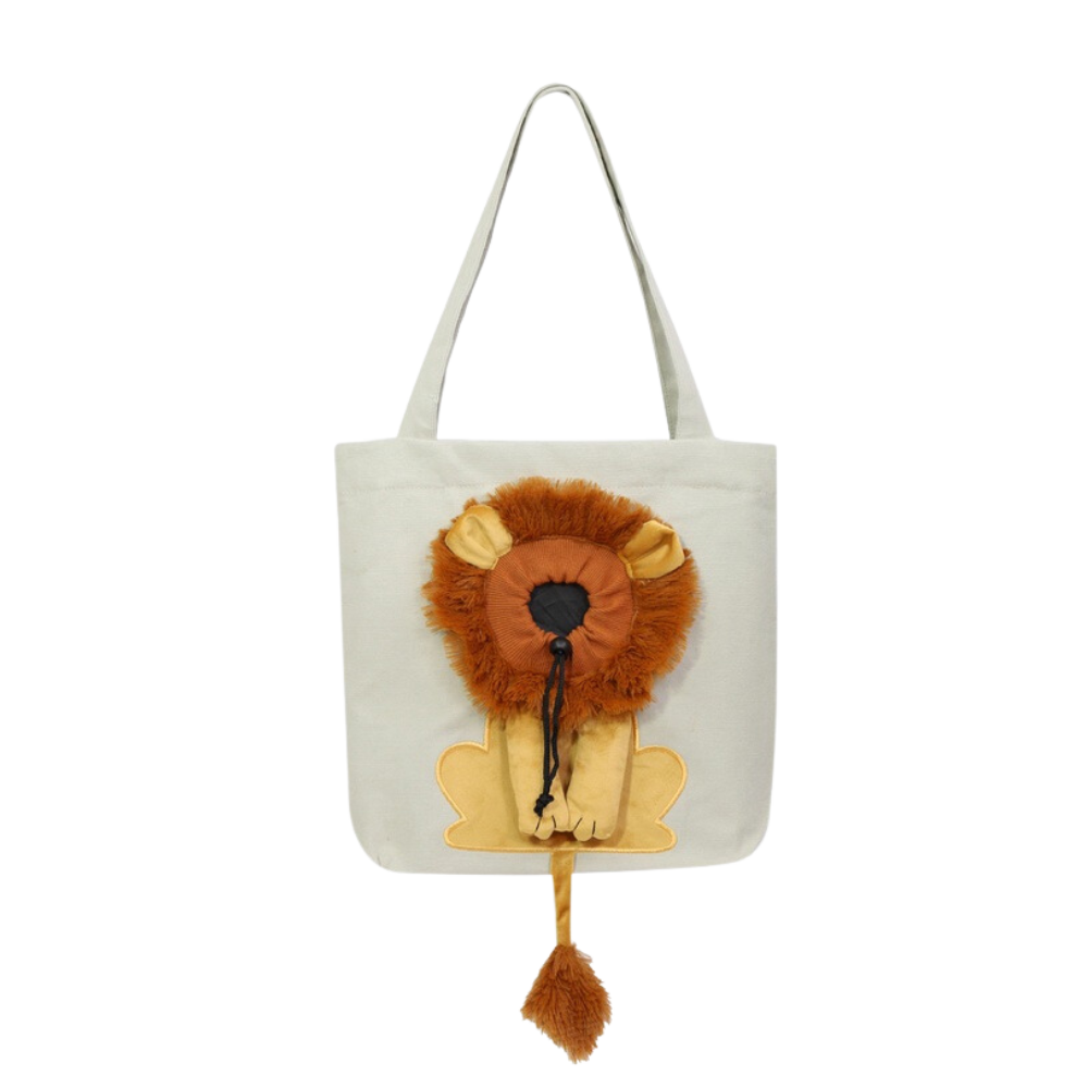 Sac de transporte para gatos Clberni, cão macio e respirável, cor bege, ideal para viagens com animais de estimação.