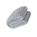 Cobertor de flanela macio e confortável da marca Home, em cinza claro, disponível em tamanhos variados para conforto e aconchego.