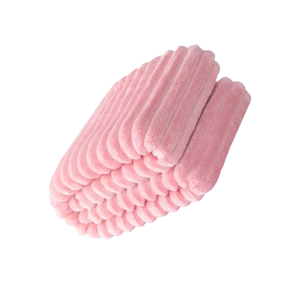 Cobertor de flanela macio e aconchegante da marca Home, em rosa, disponível em tamanhos de 100x70cm e 200x150cm