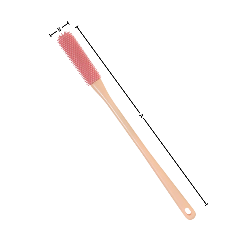 Escova de pés Homyl com cerdas macias para cuidado dos pés, ideal para limpeza e esfoliação suave.