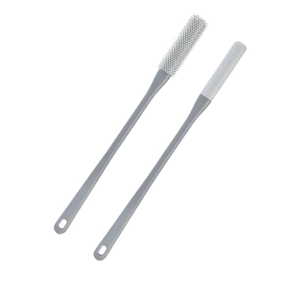 Escova para pés com cerdas macias da Homyl, ideal para cuidado e limpeza suave dos pés.