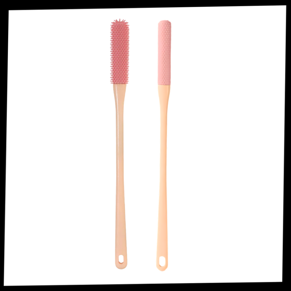 Escova de pés com cerdas macias da Homyl para cuidado relaxante dos pés, com pacote de escovas suaves.