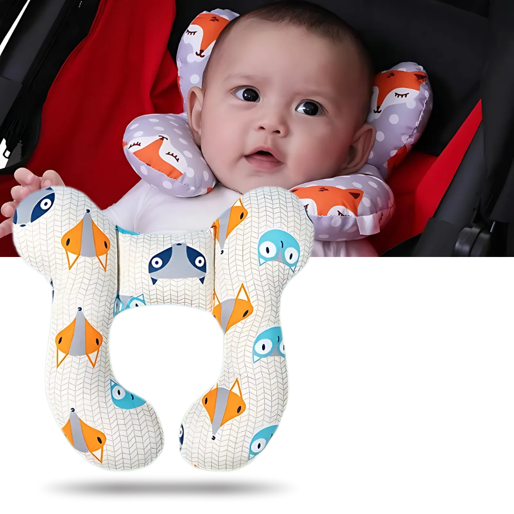 Almofada macia para bebê da Hardlegix, acessório para assento de carro, confortável e seguro para recém-nascidos e pequenos.