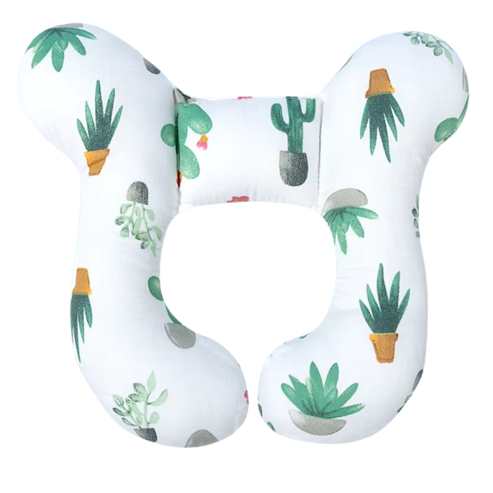 Almofada para bebê Hardlegix, acessório de assento auto para recém-nascidos e crianças pequenas, com estampa de plantas.