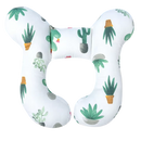 Almofada para bebê Hardlegix, acessório de assento auto para recém-nascidos e crianças pequenas, com estampa de plantas.