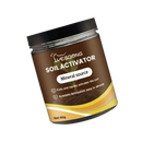 Ativador de solo orgânico da Soil Activator para jardinagem, embalagem de 60 g, promove nutrientes naturais para plantas saudáveis.