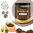 Ativador de solo para jardinagem Soil Activator, fertilizante orgânico de 60g com nutrientes naturais para plantas saudáveis.