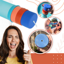 Aplicador de creme solar Solar Buddies com ponta de aplicação, ideal para espalhar protetor solar de forma prática e uniforme.