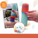 Aplicador de creme solar Solar Buddies com pontas para cosméticos e proteção solar, fácil de aplicar na pele.