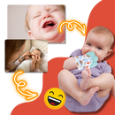 Mão com mordedor de silicone Yszodd para aliviar dor de dentição, com textura suave e design para conforto do bebê.