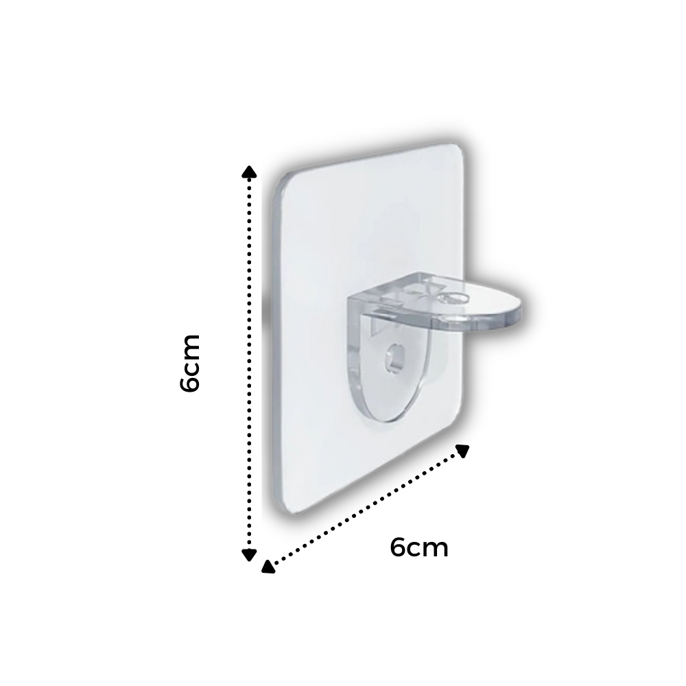 Suportes adesivos de reforço Southwit para estantes, suporte de parede durável e fácil de instalar para reforço de prateleiras.