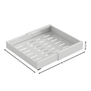 Organizador de armário deslizante SweetCandy para utensílios de cozinha, economiza espaço e facilita o acesso aos acessórios.