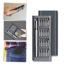 Jogo de 24 mini chaves de precisão Spbpqy, ferramentas de tournevis e visseuses para reparos delicados e eletrônicos.