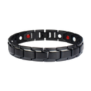 Pulseira magnética Spencer para perda de peso, acessório de fitness com acabamento dourado e detalhes prateados.