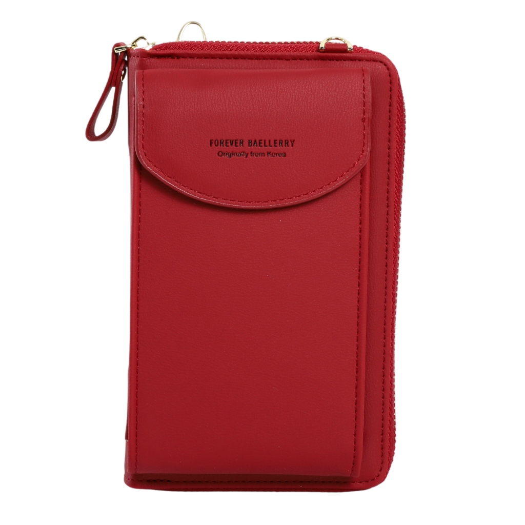 Sac à main Spencer vermelho com alça de ombro, modelo elegante e compacto, ideal para uso diário.