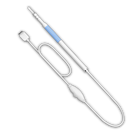 Câmera auricular 3 em 1 Spencer para cuidado de ouvidos, dispositivo preto para limpeza e inspeção auricular.