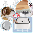 Tigela anti-espirramento Aomeily para cães, acessório de plástico seguro, com design que evita respingos de água.
