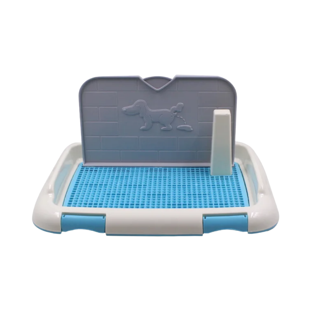 Tapete de limpeza para cachorro anti-derrapante da Qiilu, absorvente e resistente a respingos, ideal para higiene de pets.