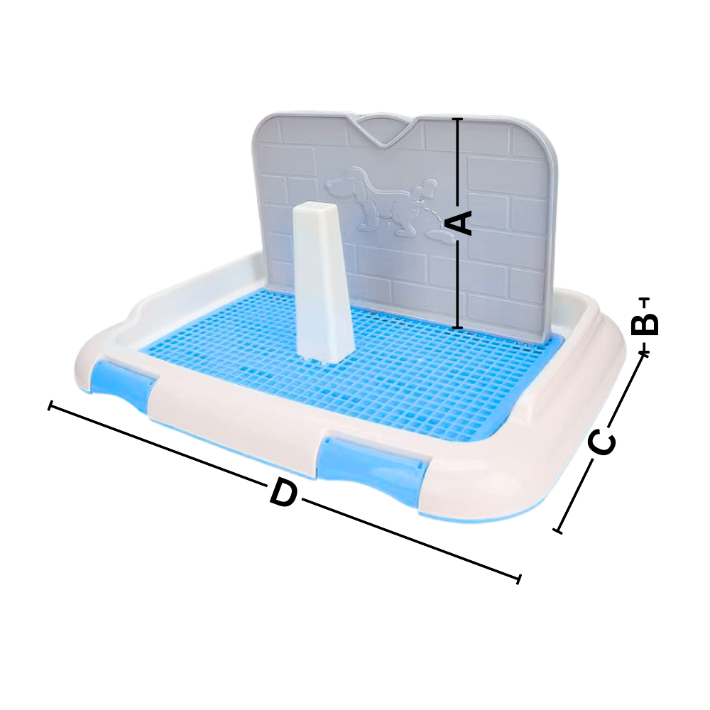 Tapete de higiene para cães Qiilu, antiespelhamento, resistente a respingos, ideal para artigos de animais de estimação.