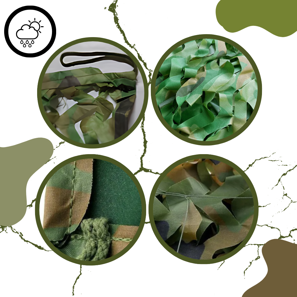 Camuflagem de caça resistente à água para atividades ao ar livre, padrão deserto, ideal para caça e aventuras outdoor.
