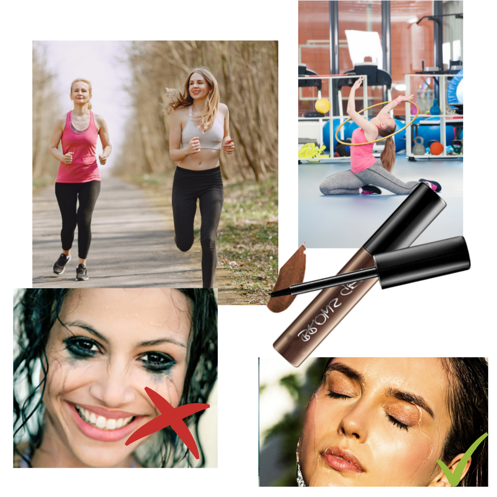 Gel de sobrancelha Square Carmen, cor castanho noz, com acabamento natural, produto cosmético para definição de sobrancelhas.