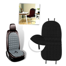 Housse de siège chauffante Stalwart pour voiture, SUV e caminhão, em material preto, peça de reposição para veículos.