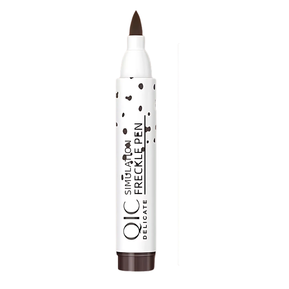 Stylo para taches de rousseur Stormdoing, cosmétique com acabamento natural, design em marrom escuro.