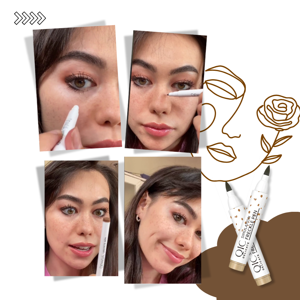 Stylo para manchas de ruguinho da Stormdoing com acabamento natural, cosméticos de cor marrom escuro, ideal para maquiagem facial.