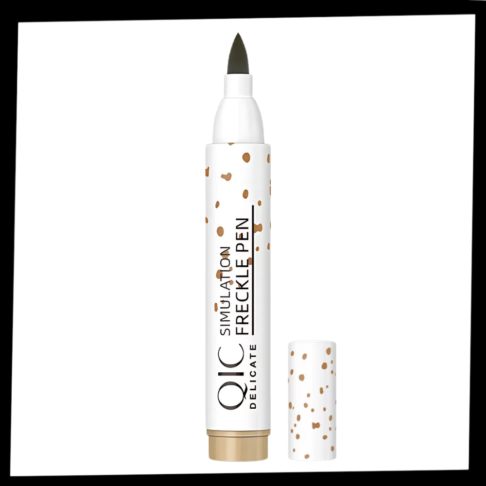 Stylo para taches de rousseur Stormdoing, cosmétique com acabamento natural, em tom marrom escuro.