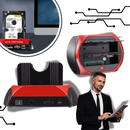 Estação de docking universal Owsoo para componentes de computador, com gerenciamento de dados simplificado e design funcional.