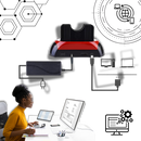 Estação de acoplamento universal Owsoo para componentes de computador, com portas para troca rápida e gerenciamento de dados.