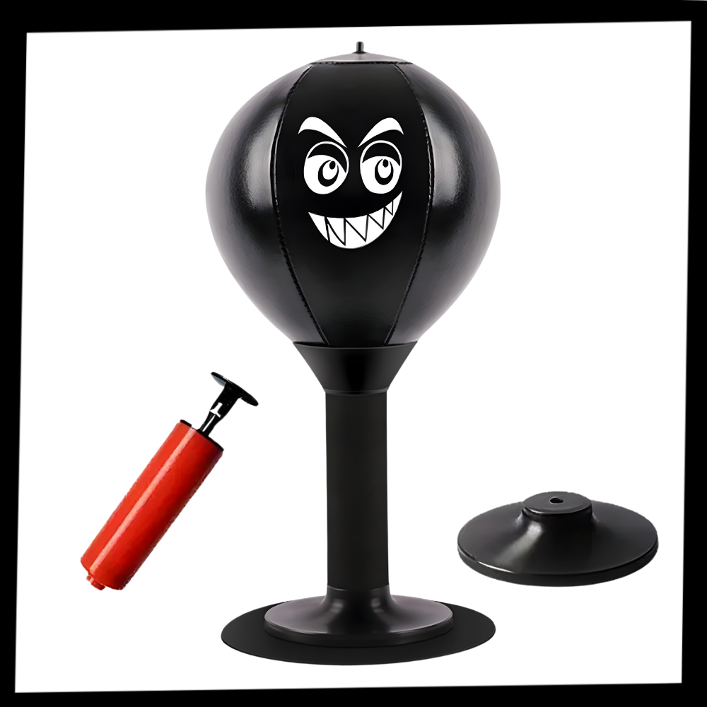 Brinquedo de esporte Buster anti-estresse de escritório da Fed, bola de soco para aliviar o estresse no ambiente de trabalho.