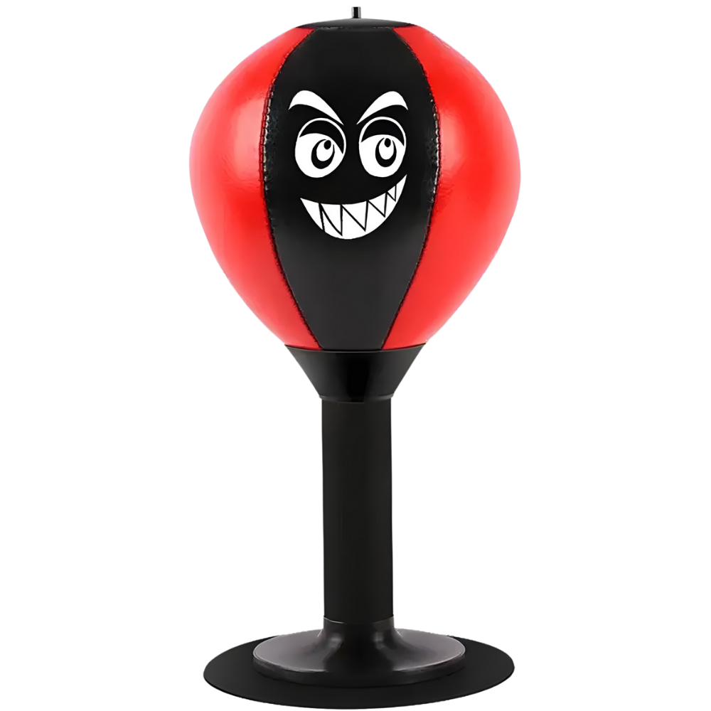 Buster anti-estresse de escritório da Fed, brinquedo de esporte para aliviar a tensão, em formato de soco vermelho.
