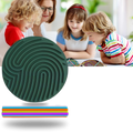 Quadro de atividades sensoriais anti-estresse da Carolilly, brinquedo educativo para estimular sentidos e promover relaxamento.