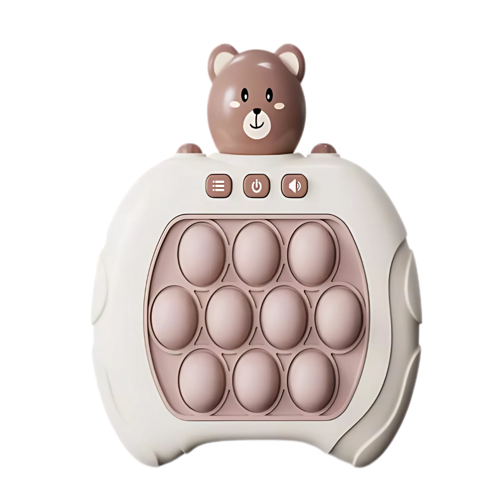 Brinquedo sensorial antistress em formato de urso, brinquedo de atividade da marca Llessoo para alívio do estresse e ansiedade.