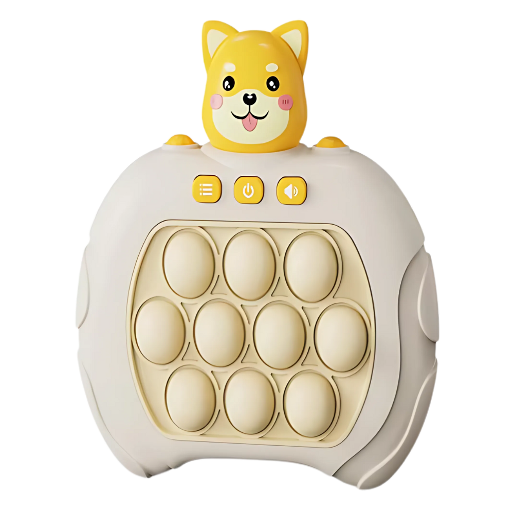 Brinquedo sensorial antistress da Llessoo, brinquedo de atividade com pop fidget em forma de cachorro para alívio do estresse.