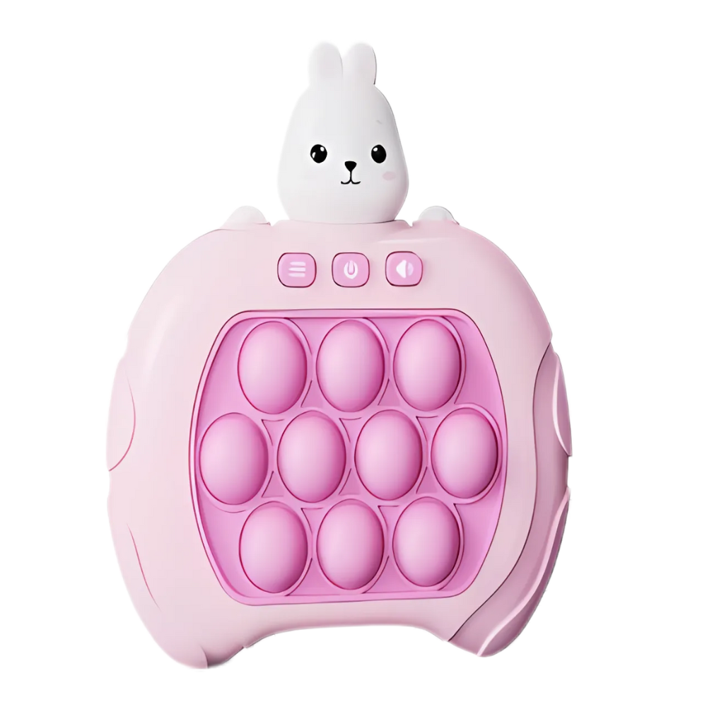 Brinquedo sensorial antistress Llessoo com coelho pop fidget para alívio do estresse e estimulação sensorial.