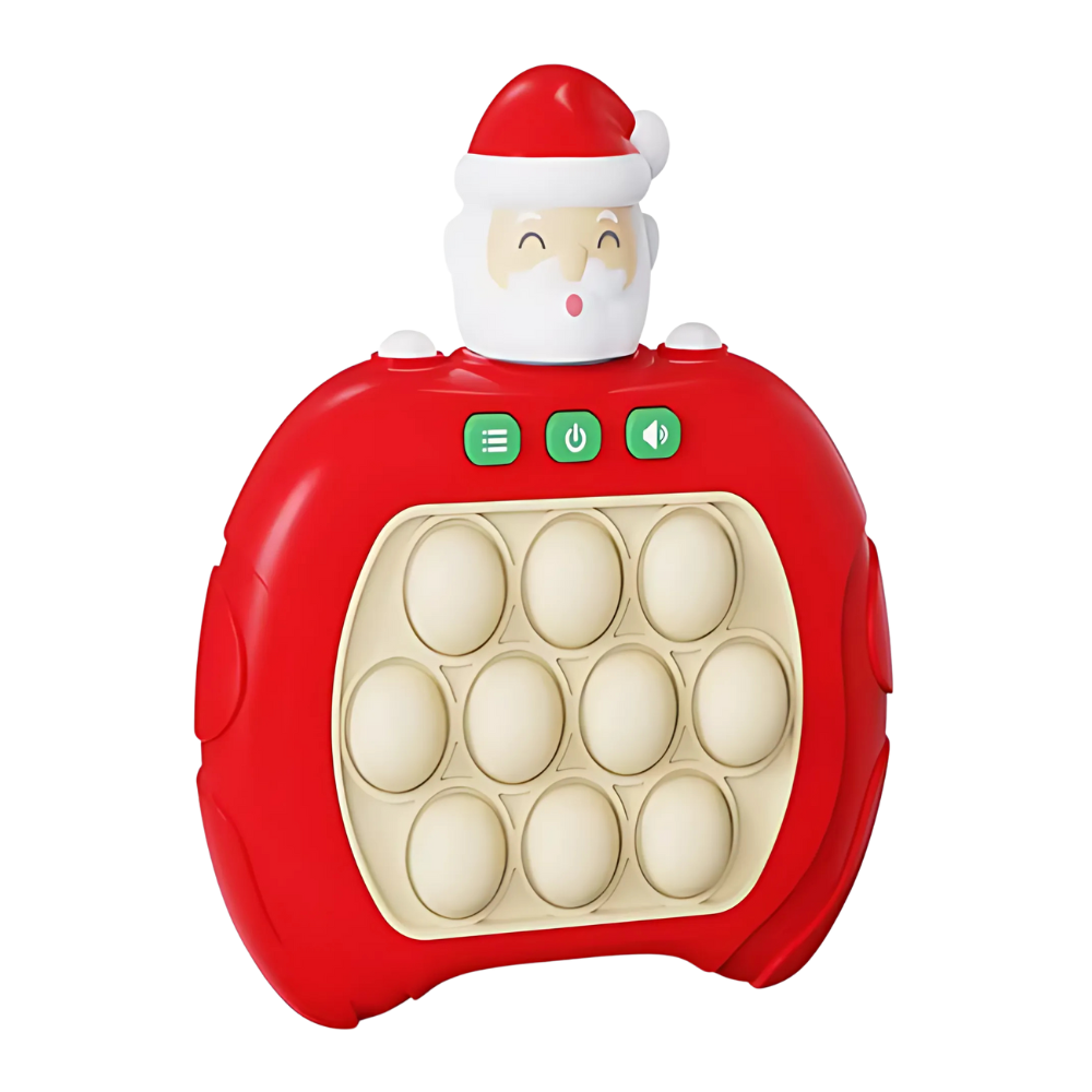 Brinquedo sensorial antistress da Llessoo, brinquedo de atividade com tema de Papai Noel para aliviar o estresse e estimular sensações.